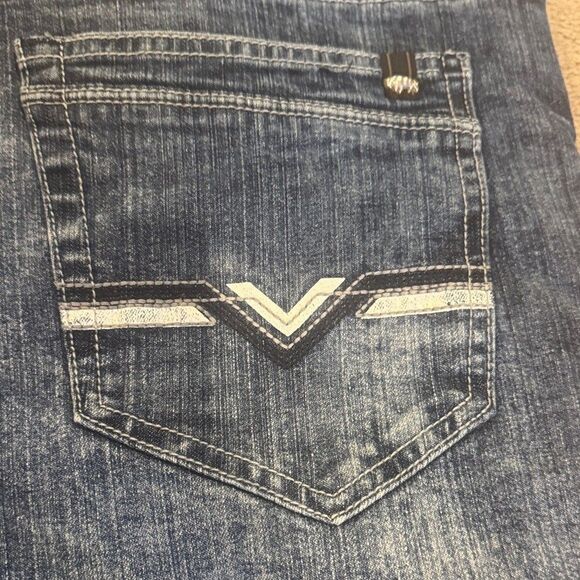 Buffalo David Bitton Men's Relaxed Distressed Denim Jeans 38x30 - Picture 9 of 12